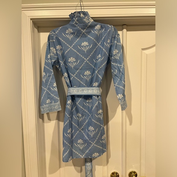 NWT Victoria Dunn Periwinkle Bloom Mini Dress - size M - Picture 8 of 9